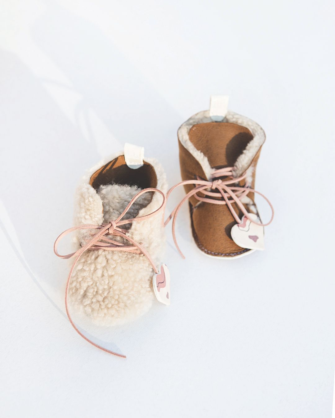 Brown winter baby boots