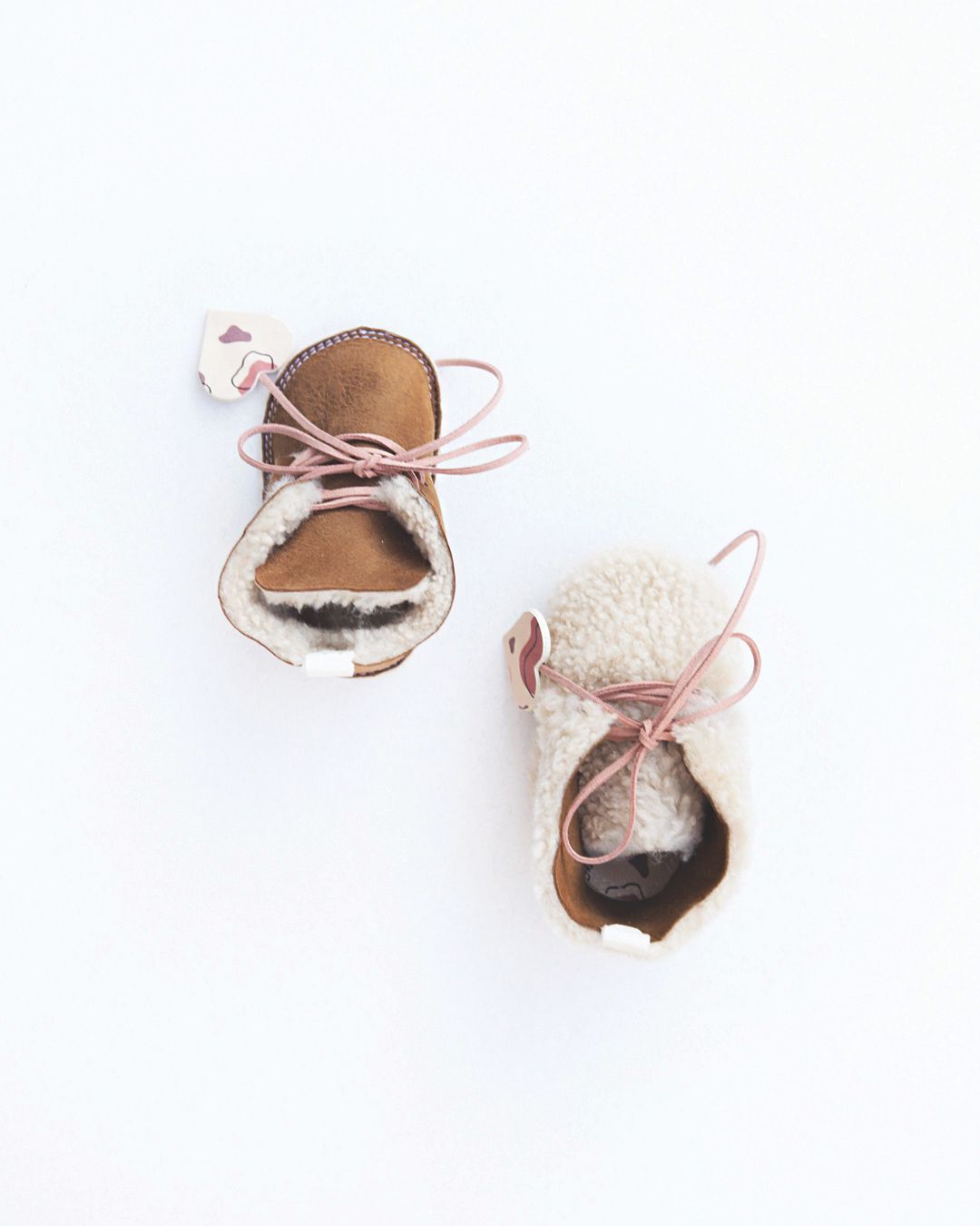 Brown winter baby boots